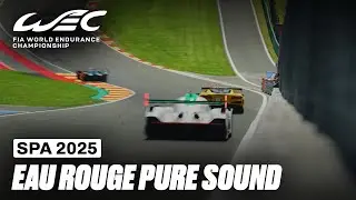 Eau Rouge PURE SOUND 4K 🔥 | TotalEnergies 6 Hours of Spa | FIA WEC