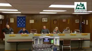 December 1st, 2025, Town Of Webb audit Claims Meeting