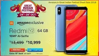 Buy Redmi Y2 (64GB) @ 10,999 | ₹500 extra cashback | Amazon.in Great Indian Festival Sale
