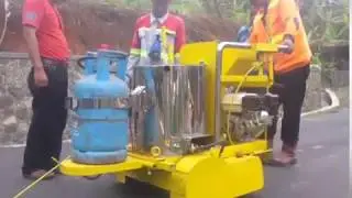Mesin Aplikator Marka Jalan , Mesin Marka Jalan, Mesin Pengecat Garis Jalan
