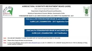 STENOGRAPHER GRADE III( LDC) COMPETITIVE EXAM 2017 ASRB  how to apply step by step on Android or lpc