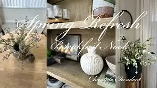 Spring 2024 Refresh || Breakfast Nook || Decorate With Me! #spring2024 #decoratewithme