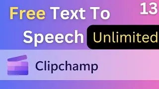 How to Use Text to Speech in Clipchamp | Add AI Voice to Video for Free