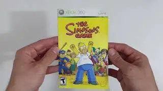 The Simpsons Game  - Xbox 360 Unboxing