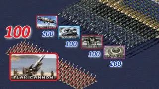 Flak Cannon Anti-Air Capabilities - Red Alert 2