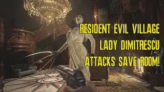 Resident Evil Village Lady Dimitrescu Attacks Save Room!