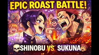 Sukuna vs shinobu 🤐 Roasting challenge #demonslayer