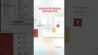 How to Create Database File in Ms-Access 2016|Database File Creation in Microsoft Access 2016 