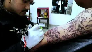 Tattoo House.Tattoo,Dreadlocks & Piercing in Kathmandu Nepal.Sandip Lama