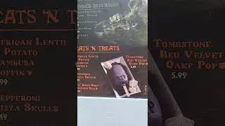 Halloween Horror Nights Eats 'N Treats Menu Preview RIP #subscribe #halloween