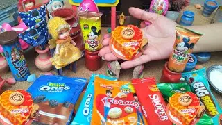 Miniature cocomo triple cream heart cake | Tiny cake| Miniature food village