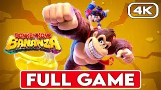 DONKEY KONG BANANZA Gameplay Walkthrough FULL GAME [4K 60FPS SWITCH 2] - No Commentary