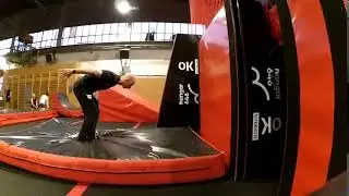 First landed wall flip