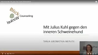 Tanja Gromotka-Nepute: PSI gegen den inneren Schweinehund