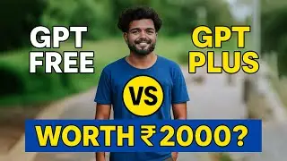 GPT Free vs Plus 🔥 Is ₹2000 Worth It? #malayalam #ai #chatgpt #chatgpt4 #photography #gemini #grok