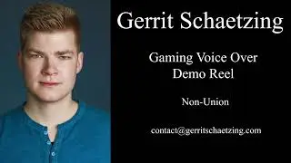 Gerrit Schaetzing - Gaming Voice Over Demo Reel