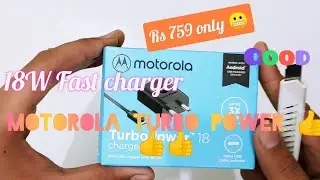 Motorola SJSC54 Turbo Power Charger 18W 3A