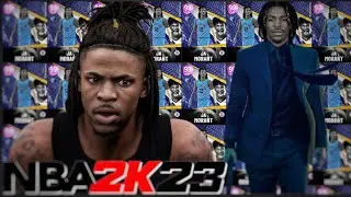 I’m The First In The World With Invincible Dark Matter Ja Morant In NBA 2K23 MyTeam …..He’s A Beast