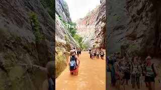 Conquering ZION NARROWS&rsquo; Thrilling Rapids 👍 | Zion National Park, Utah #nps