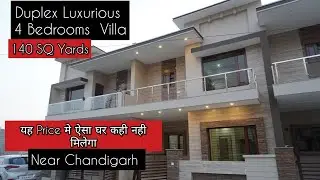 4 BEDROOMS DUPLEX HOUSE | 140 SQ.YARDS | यह घर का design आपको खुश कर देगा