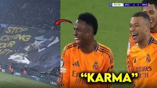 Vinicius jr Bellingham and Mbappe Laughing at Manchester City and Rodri After Win
