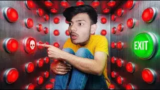 100 MYSTERY BUTTONS BUT ONLY ONE LETS YOU ESCAPE | BUTTON PRISON