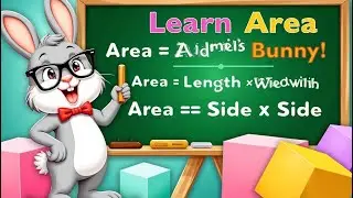 Area of square and rectangle #MathForKids #LearnArea #GeometryForKids #AreaOfRectangle #AreaOfSquare