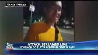 Police searching for robbery suspect captured on live stream
