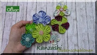 Kanzashi Blütenschablonen von Clover