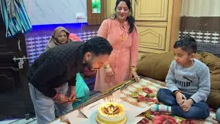 Welcome Cake Cut kiya 😍 Canada Se Home 