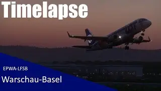 (Timelapse) Warschau - Basel | X-Plane 11 | E_Fuchs_HD