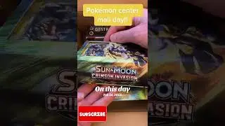 Pok&eacute;mon Center mail day #Throwback