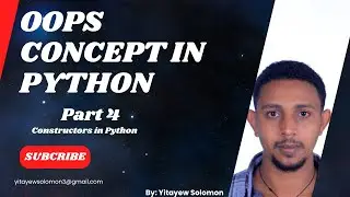 7. Constructor in Python Part 4_1 | Python Constructors Explained: Mastering the __init__ Method!
