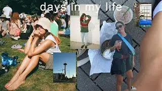 music festival in seattle, dinner parties + yoga! week in my life vlog