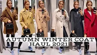 AUTUMN WINTER COAT HAUL / MANGO NEW IN HAUL / MANGO COAT HAUL 2021 / WINTER COAT HAUL