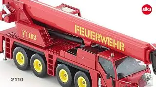 Siku Super 2110 Fire Engine Crane Truck Die Cast Vehicle Scale 1:50
