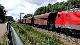 De Omgeleide Ijzer Erts Trein DB Cargo te Blerick, Nederland , 28 Juni 2020.