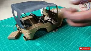 Handmade  Willys jeep Nedumbally Making last part | SK Miniatures