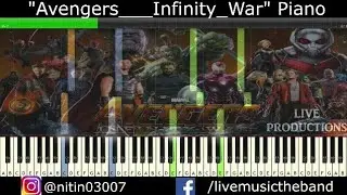 Marvel's Avengers:Infinity War Official Trailer Music | Piano | Tutorial | MIDI | Synthesia |