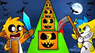 DESAFIO DE LOS LUCKY BLOCKS DE HALLOWEEN 😱🎃 en Minecraft #6