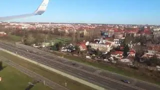 LANDING AT THE FORMER TEGEL AIRPORT IN BERLIN