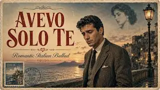 Avevo Solo Te | Romantic Italian Ballad | 1960s Mediterranean Heartbreak Song