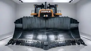 2026 CAT D15 Bulldozer Is a MONSTER!😱 World's Most Powerful Blade Unleashed in New Showroom Reveal!