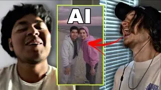 REACTING TO SNAPCHAT AI PICTURES OF US