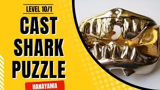 Cast Shark Puzzle by Hanayama - Level 10/1 | Puzzle Solved, ASMR Puzzle