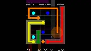 Flow Free - 8 x 8 Mania Level 23