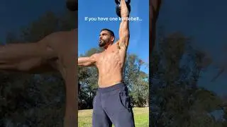 TRY THIS MINIMALIST KETTLEBELL WORKOUT #fitness #kettlebell #workout #shredded #mobility #motivation