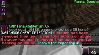 Splaterd got banned for bhopping?! - Hypixel The Pit Moments