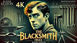 Buster Keaton's The Blacksmith (1922) | Full Movie in 4K Color | Silent Comedy Classic