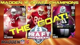 Jerry Rice the GOAT!? Madden 16 Ranked Draft Champions
